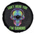 Skull Gamer Spare Tire Cover Can't Hear You I'm Gaming Funny Video Game Lover Player