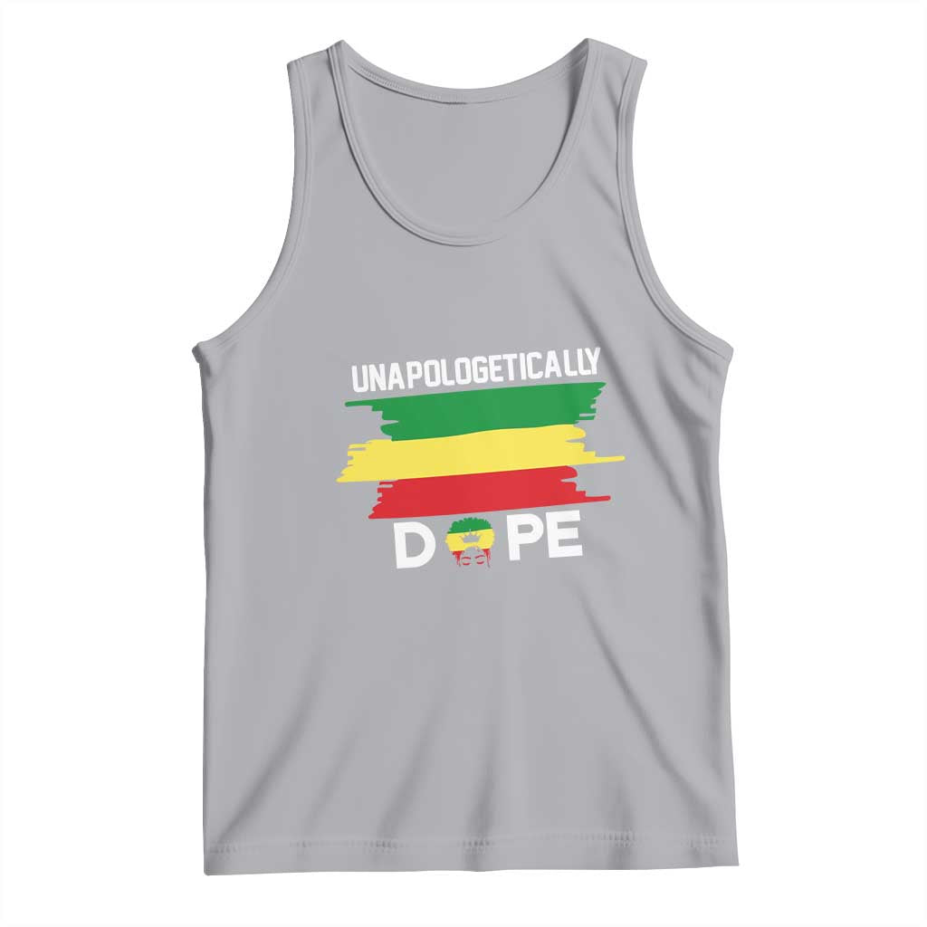 Black History Month Tank Top Unapologetically Dope Melanin Afro Black Pride