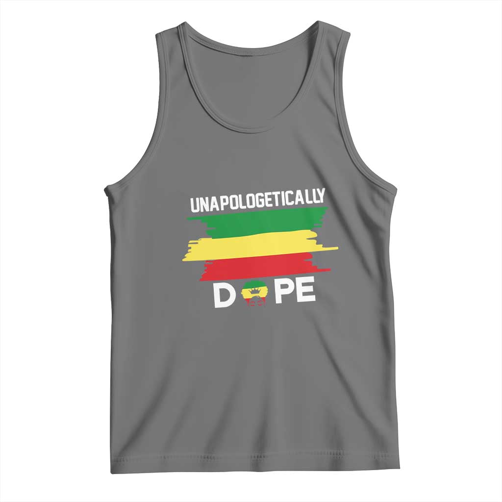 Black History Month Tank Top Unapologetically Dope Melanin Afro Black Pride