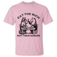 Funny Raccoon Possum Meme T Shirt Eat The Rich Not Their Scraps Sarcasm Retro Minimalist - Wonder Print Shop