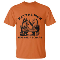 Funny Raccoon Possum Meme T Shirt Eat The Rich Not Their Scraps Sarcasm Retro Minimalist - Wonder Print Shop