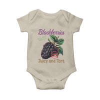 Fresh Juicy Blackberries Baby Onesie Retro Vintage Backberry Farmers Market