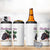 Fresh Juicy Blackberries 4 in 1 Can Cooler Tumbler Retro Vintage Backberry Farmers Market