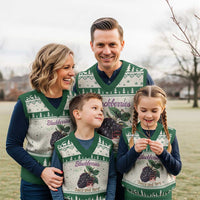 Fresh Juicy Blackberries V-Neck Knit Sweater Vest Retro Vintage Backberry Farmers Market - Wonder Print Shop