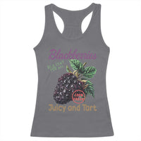 Fresh Juicy Blackberries Racerback Tank Top Retro Vintage Backberry Farmers Market