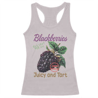 Fresh Juicy Blackberries Racerback Tank Top Retro Vintage Backberry Farmers Market