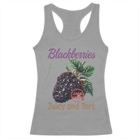 Fresh Juicy Blackberries Racerback Tank Top Retro Vintage Backberry Farmers Market