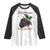Fresh Juicy Blackberries Raglan Shirt Retro Vintage Backberry Farmers Market