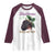 Fresh Juicy Blackberries Raglan Shirt Retro Vintage Backberry Farmers Market