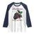 Fresh Juicy Blackberries Raglan Shirt Retro Vintage Backberry Farmers Market