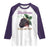 Fresh Juicy Blackberries Raglan Shirt Retro Vintage Backberry Farmers Market