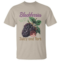Fresh Juicy Blackberries T Shirt Retro Vintage Backberry Farmers Market