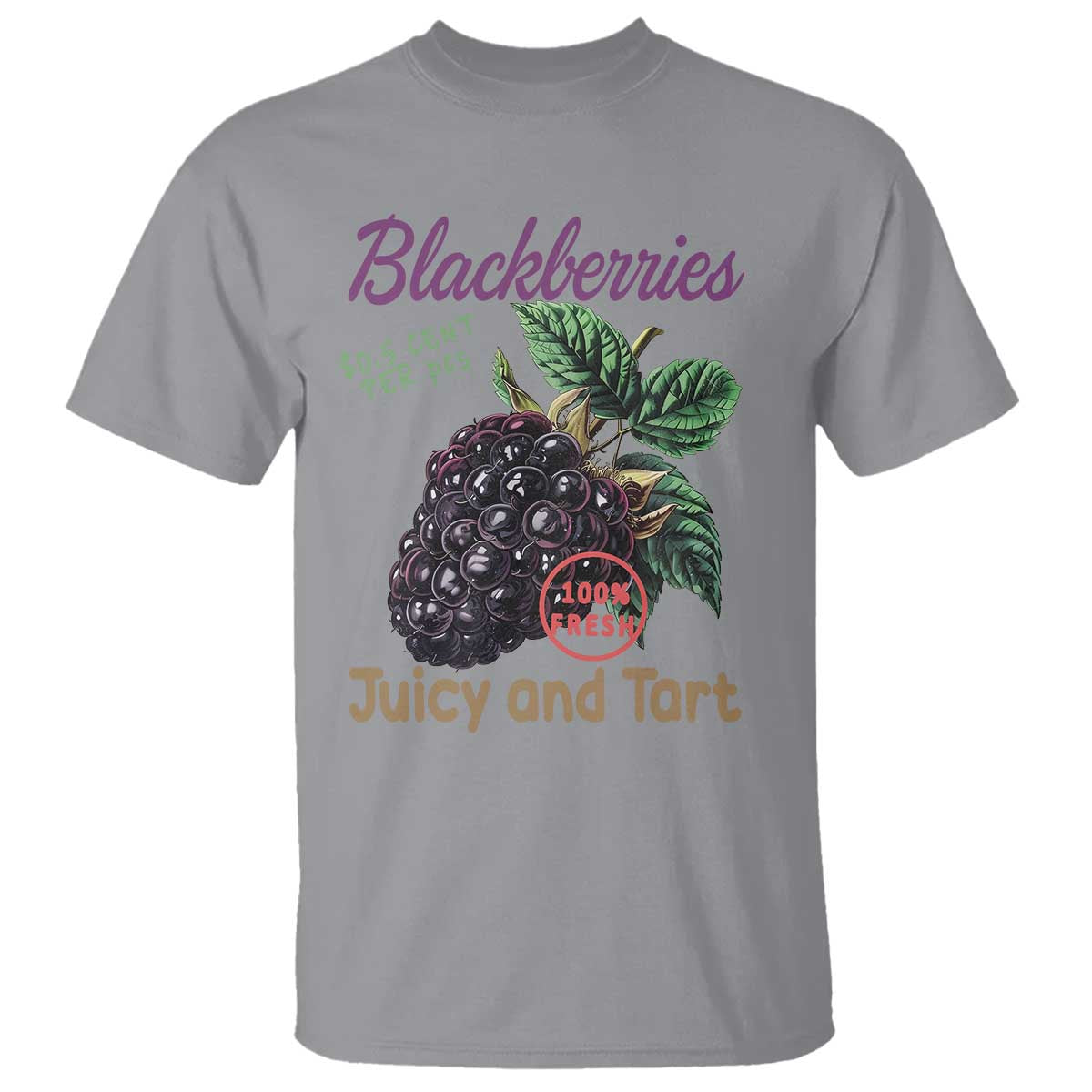Fresh Juicy Blackberries T Shirt Retro Vintage Backberry Farmers Market