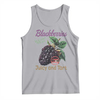 Fresh Juicy Blackberries Tank Top Retro Vintage Backberry Farmers Market