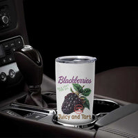Fresh Juicy Blackberries Tumbler Cup Retro Vintage Backberry Farmers Market