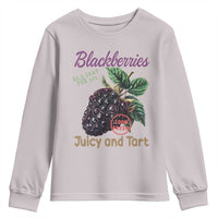 Fresh Juicy Blackberries Youth Sweatshirt Retro Vintage Backberry Farmers Market