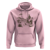 UFO Western Cowboy Hoodie Rodeo Wild West Retro Vintage Graphic