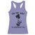 Funny Raccoon 90s Trash Panda Racerback Tank Top On My Way To Disappoint You Mental Health Meme - Wonder Print Shop