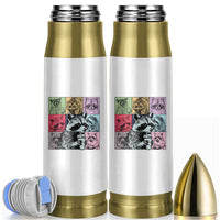 Raccoon Drinking Coffee Graphic Bullet Tumbler Funny Trash Panda Retro 90s Style - Wonder Print Shop