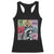Raccoon Drinking Coffee Graphic Racerback Tank Top Funny Trash Panda Retro 90s Style - Wonder Print Shop