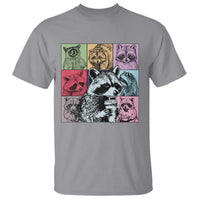Raccoon Drinking Coffee Graphic T Shirt Funny Trash Panda Retro 90s Style - Wonder Print Shop