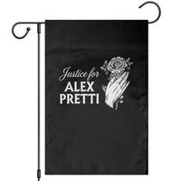 Justice for Alex Pretti Floral Memorial Garden Flag Minneapolis Jan 24 2026 Tribute