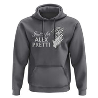 Justice for Alex Pretti Floral Memorial Hoodie Minneapolis Jan 24 2026 Tribute