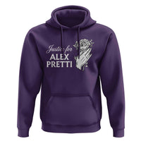 Justice for Alex Pretti Floral Memorial Hoodie Minneapolis Jan 24 2026 Tribute