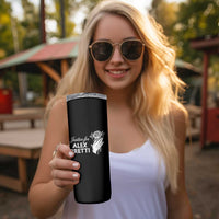 Justice for Alex Pretti Floral Memorial Skinny Tumbler Minneapolis Jan 24 2026 Tribute