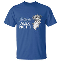 Justice for Alex Pretti Floral Memorial T Shirt Minneapolis Jan 24 2026 Tribute