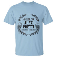 Justice for Alex Pretti T Shirt Minneapolis January 24 2026 Tribute Memorial Wreath