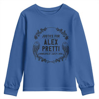 Justice for Alex Pretti Youth Sweatshirt Minneapolis January 24 2026 Tribute Memorial Wreath