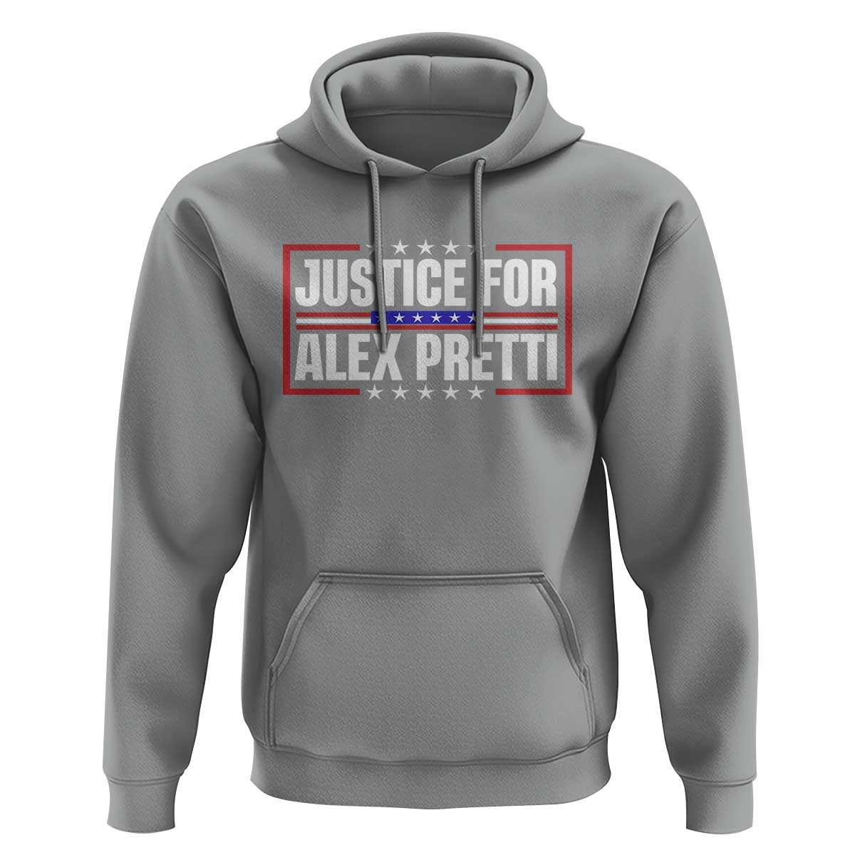 Justice for Alex Pretti Patriotic Hoodie Minneapolis Jan 24 2026 Memorial Red White and Blue