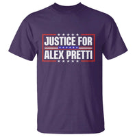 Justice for Alex Pretti Patriotic T Shirt Minneapolis Jan 24 2026 Memorial Red White and Blue