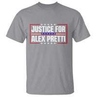 Justice for Alex Pretti Patriotic T Shirt Minneapolis Jan 24 2026 Memorial Red White and Blue