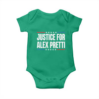 Justice for Alex Pretti Patriotic Baby Onesie Minneapolis Jan 24 2026 Memorial Tribute