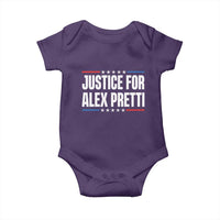 Justice for Alex Pretti Patriotic Baby Onesie Minneapolis Jan 24 2026 Memorial Tribute