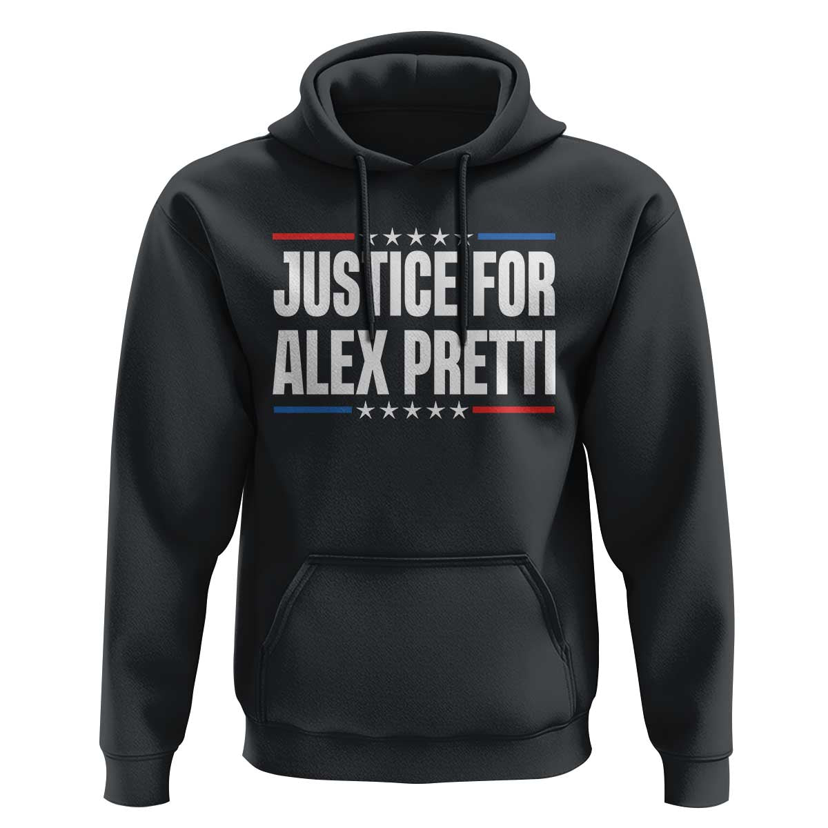 Justice for Alex Pretti Patriotic Hoodie Minneapolis Jan 24 2026 Memorial Tribute
