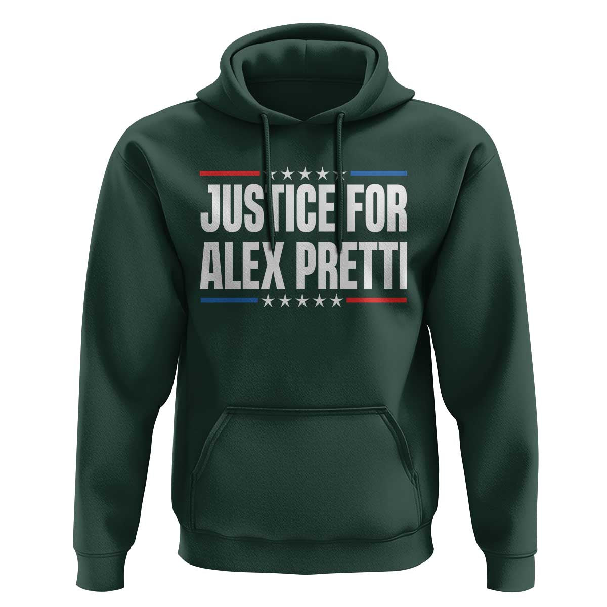 Justice for Alex Pretti Patriotic Hoodie Minneapolis Jan 24 2026 Memorial Tribute