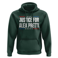 Justice for Alex Pretti Patriotic Hoodie Minneapolis Jan 24 2026 Memorial Tribute
