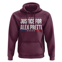 Justice for Alex Pretti Patriotic Hoodie Minneapolis Jan 24 2026 Memorial Tribute