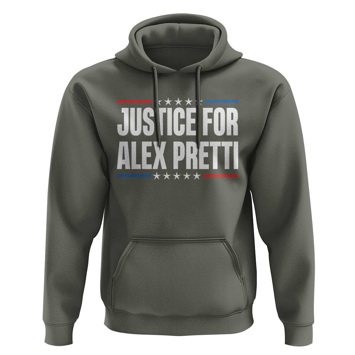 Justice for Alex Pretti Patriotic Hoodie Minneapolis Jan 24 2026 Memorial Tribute