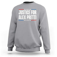 Justice for Alex Pretti Patriotic Sweatshirt Minneapolis Jan 24 2026 Memorial Tribute
