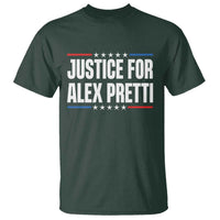 Justice for Alex Pretti Patriotic T Shirt Minneapolis Jan 24 2026 Memorial Tribute
