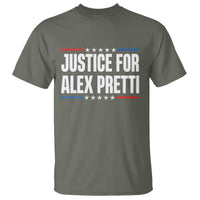 Justice for Alex Pretti Patriotic T Shirt Minneapolis Jan 24 2026 Memorial Tribute