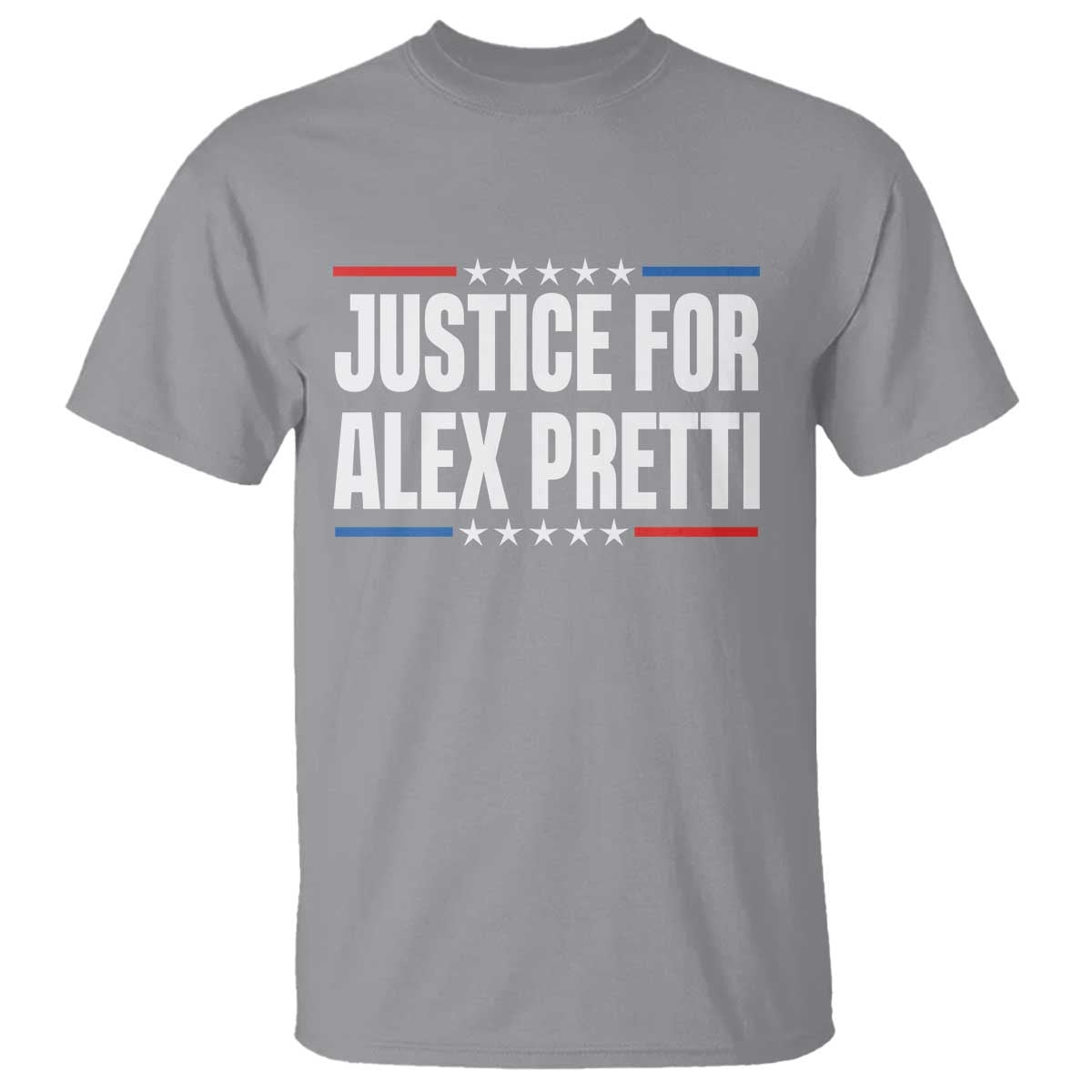 Justice for Alex Pretti Patriotic T Shirt Minneapolis Jan 24 2026 Memorial Tribute