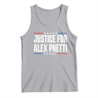 Justice for Alex Pretti Patriotic Tank Top Minneapolis Jan 24 2026 Memorial Tribute
