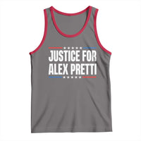 Justice for Alex Pretti Patriotic Tank Top Minneapolis Jan 24 2026 Memorial Tribute