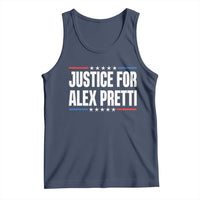 Justice for Alex Pretti Patriotic Tank Top Minneapolis Jan 24 2026 Memorial Tribute