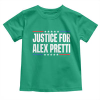 Justice for Alex Pretti Patriotic Toddler T Shirt Minneapolis Jan 24 2026 Memorial Tribute